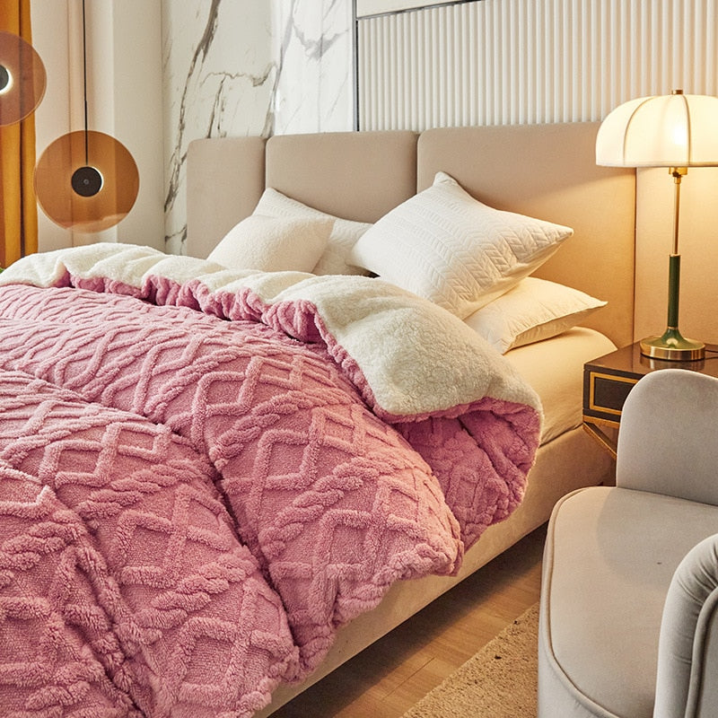 Double-sided Fleece Warmth Comforter