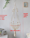 Big 40x120cm Cat Hammock Window Macramé Pet Bed