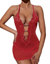 1PC Women Lace Night Dress Lingerie
