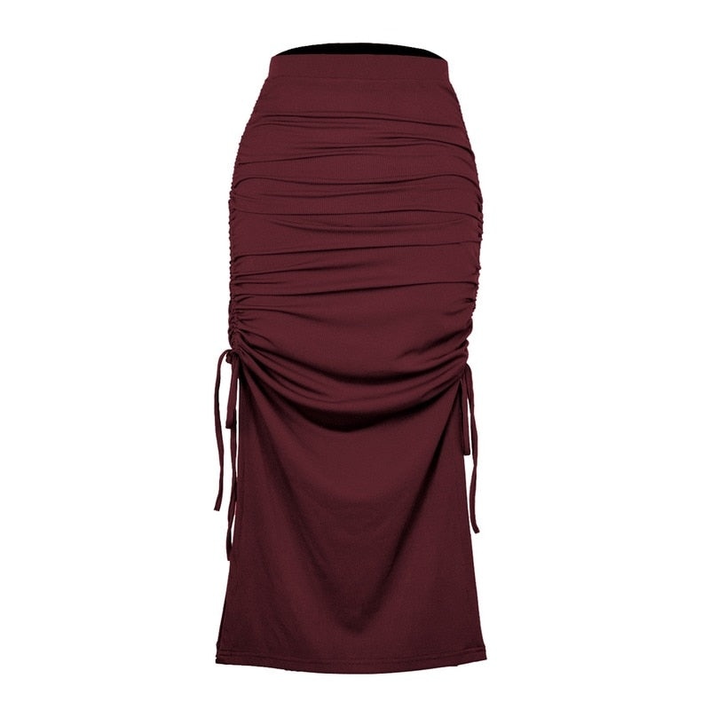 High Waist Maxi Long Skirt