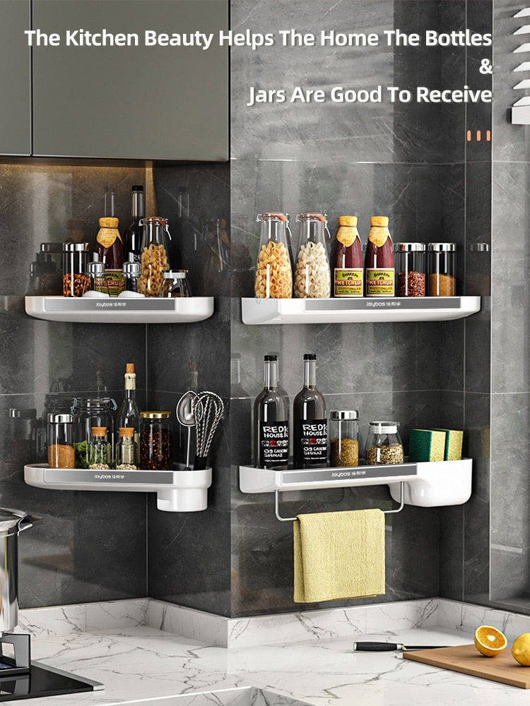 Bathroom Shelves No-drill Corner Shelf Wall-mounted Shower Storage Rack/Holder