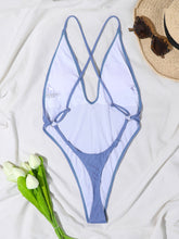 Cargar imagen en el visor de la galería, Backless One Piece Thongs Swimsuit Bikini
