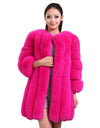 Faux Fur Winter  Elegant Thick Overcoat