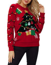 Autumn And Winter Round Neck Christmas Pattern Pullover