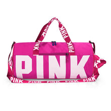 Load image into Gallery viewer, Pink Cross body Travel Bag
