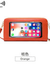 Mini Shoulder Bag Touch Screen Mobile Phone Transparent Bag