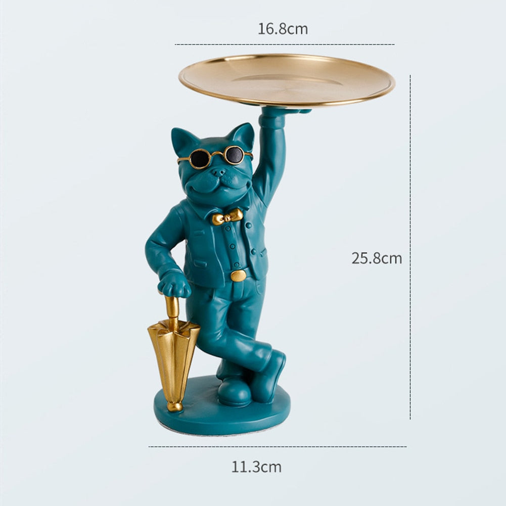 Nordic French Bulldog Sculpture Dog Statue