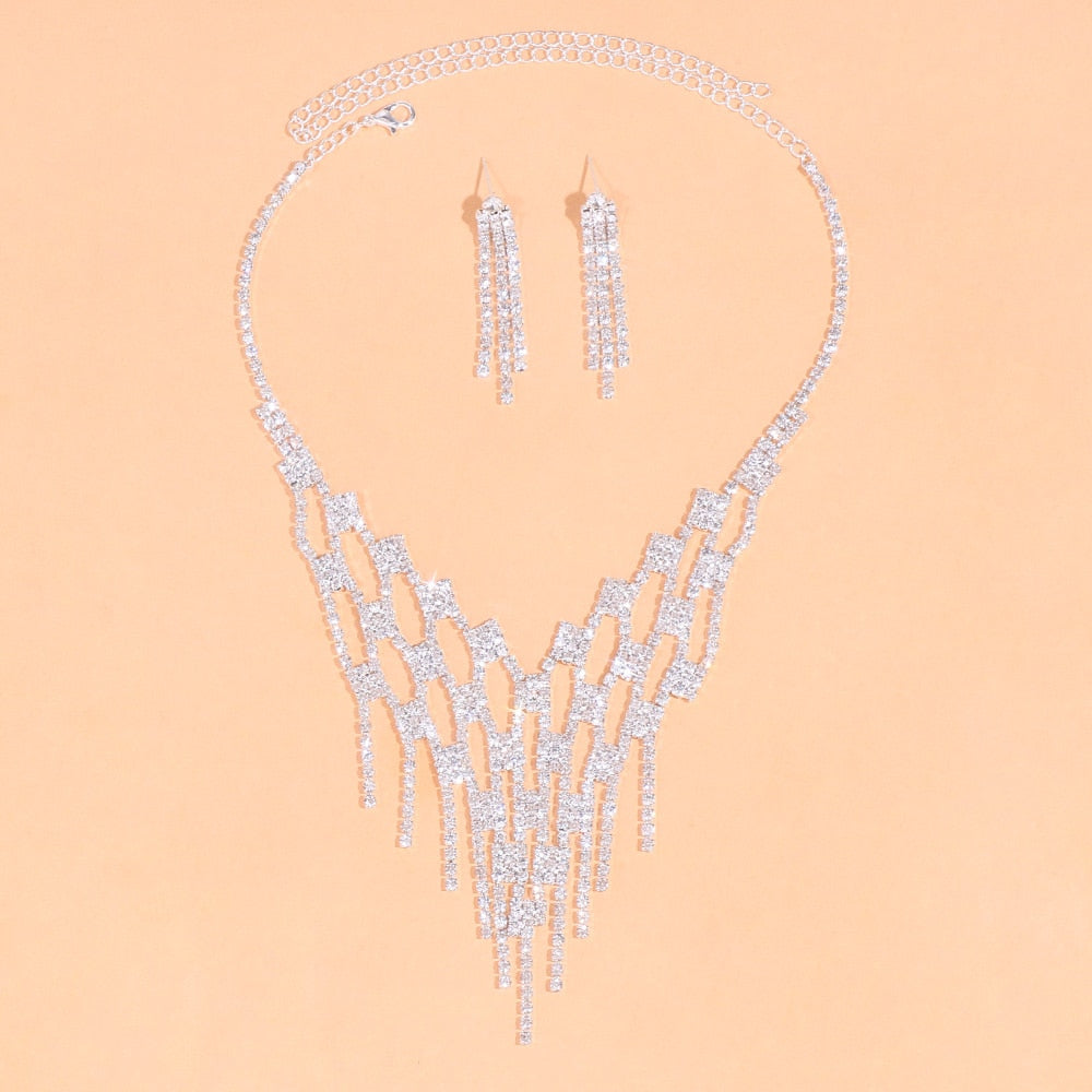 Necklace Earrings Set