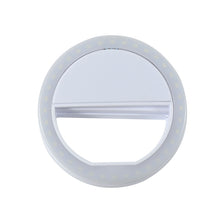 Load image into Gallery viewer, USB/Battery Powered Led Selfie Ring Light for Mobile Phone 8 cm
