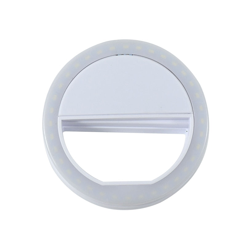USB/Battery Powered Led Selfie Ring Light for Mobile Phone 8 cm