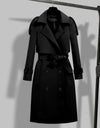 Brand New Long Double Breasted Women's Trench Coat