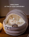 LARGE Indoor Warm Winter Cushion Bed/Cave for Cats