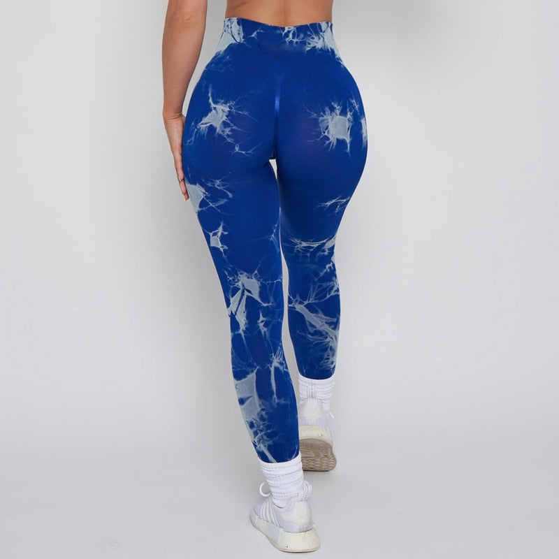 Lightning Marble Scrunch Butt Leggings