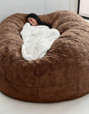 Giant Fur Bean Bag Lazy Sofa Bed