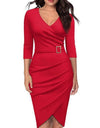 High Quality Casual Elegant Irregular Dress With Belt