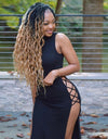 Silky Spaghetti Strap Long Dress
