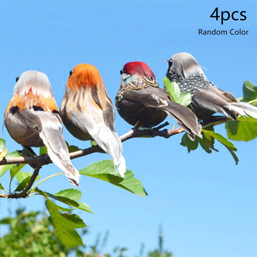 25cm Handmade Simulation Parrot Lawn Figurine
