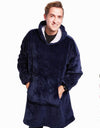 Wearable Warm TV Blanket with Sleeves