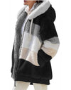 Warm Hooded Fleece Zipper Casual Coats For Winter
