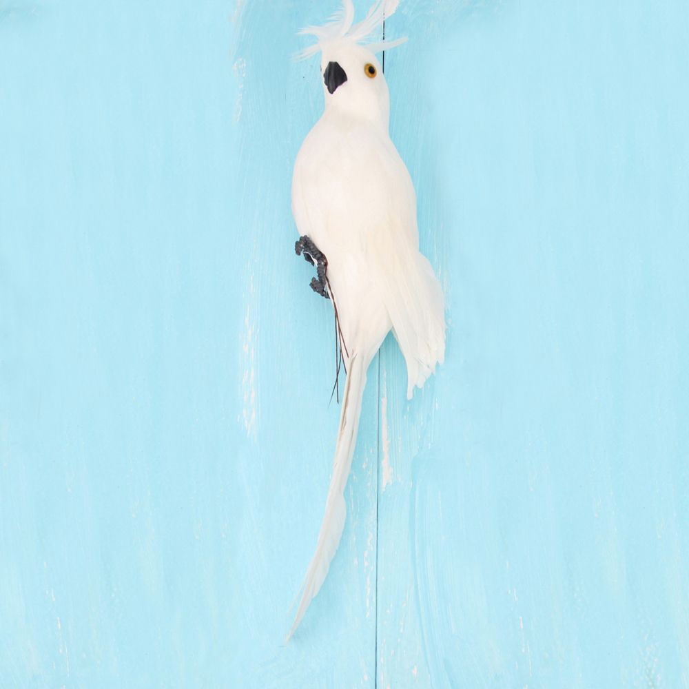 25cm Handmade Simulation Parrot Lawn Figurine
