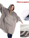 Wearable Warm TV Blanket with Sleeves