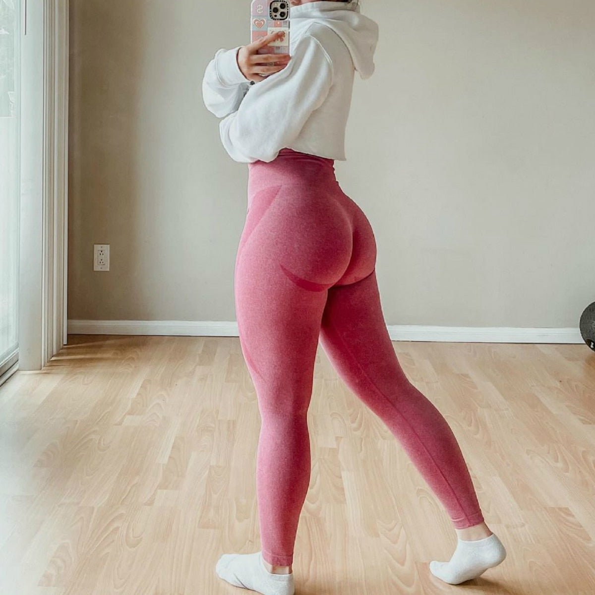 High Waist Contour Seamless Fitness Leggings