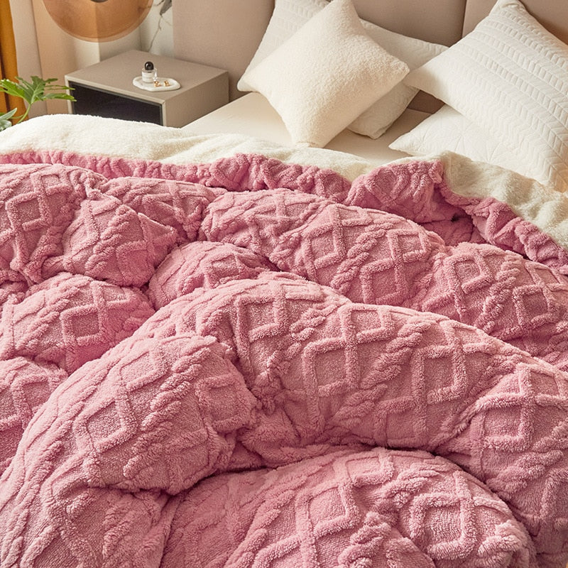 Double-sided Fleece Warmth Comforter