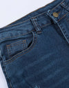 Women's Butt Lifting Skinny Denim Jeans High Waist Pencil Jean Stretchy Distressed Slim Trousers Destroyed Ripped Jean Oversized