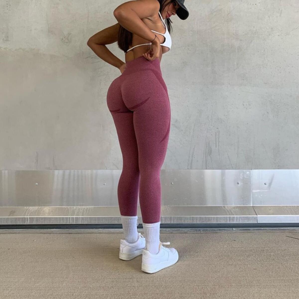 High Waist Contour Seamless Fitness Leggings