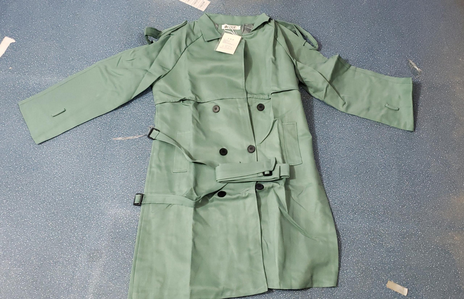 Brand New Long Double Breasted Women's Trench Coat