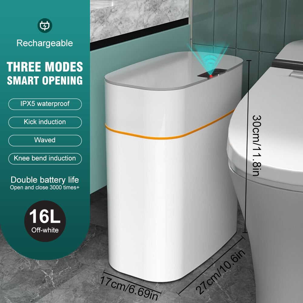 Intelligent Trash Can With Automatic Sensor