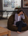 Sofa Sack Bean Bag Chair Memory Foam Lounger w/ Micro suede