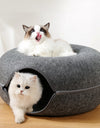 Donut Bed with Zipper Cat House