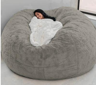 Giant Fur Bean Bag Lazy Sofa Bed
