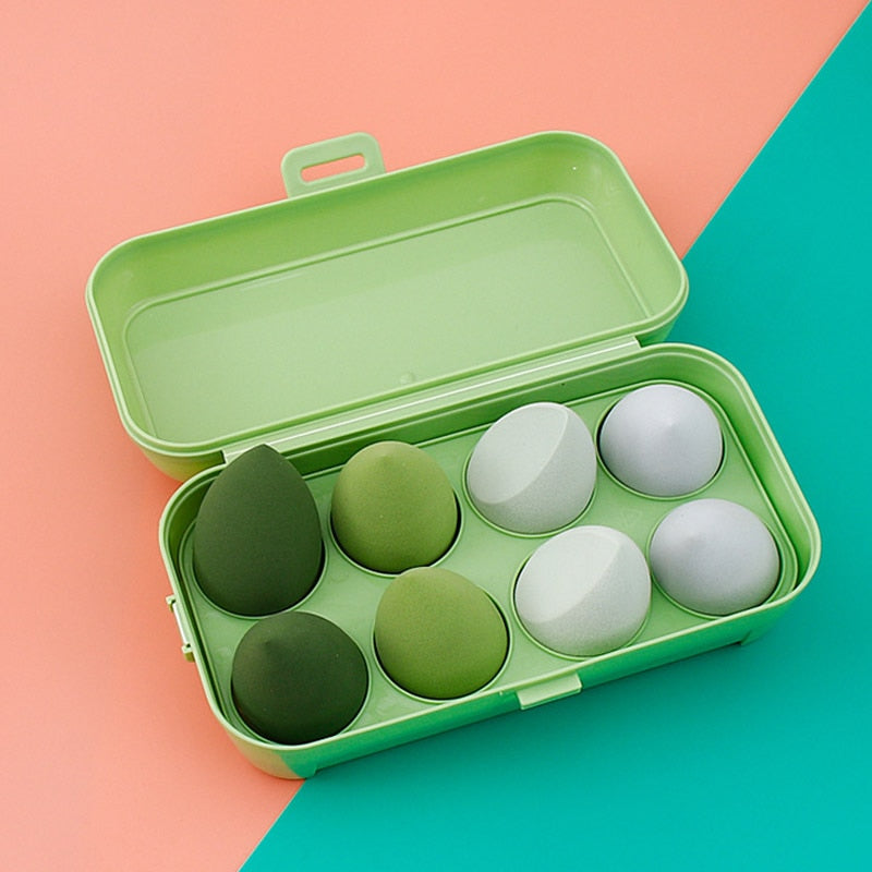 8pcs/box Make-up Blender Cosmetic Sponge Foundation Beauty Tool
