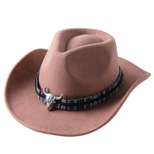 Load image into Gallery viewer, Big Brim Cowboy Hat
