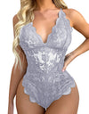 Sexy One Piece Lace Embroidery Bodysuit Small To Plus Size