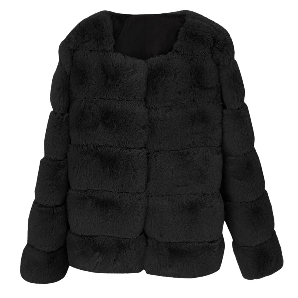 100% Faux Fur High Quality Vest Coat