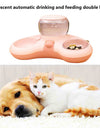Automatic Dog/Cat Food Bowl Feeder With Water Fountain