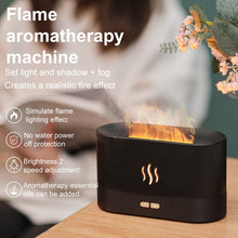 Load image into Gallery viewer, 180ML USB Essential Oil Diffuser Simulation Flame
