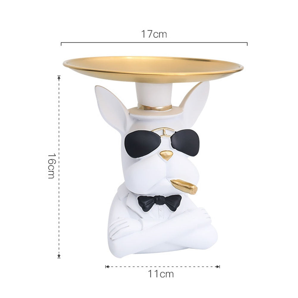 Nordic French Bulldog Sculpture Dog Statue