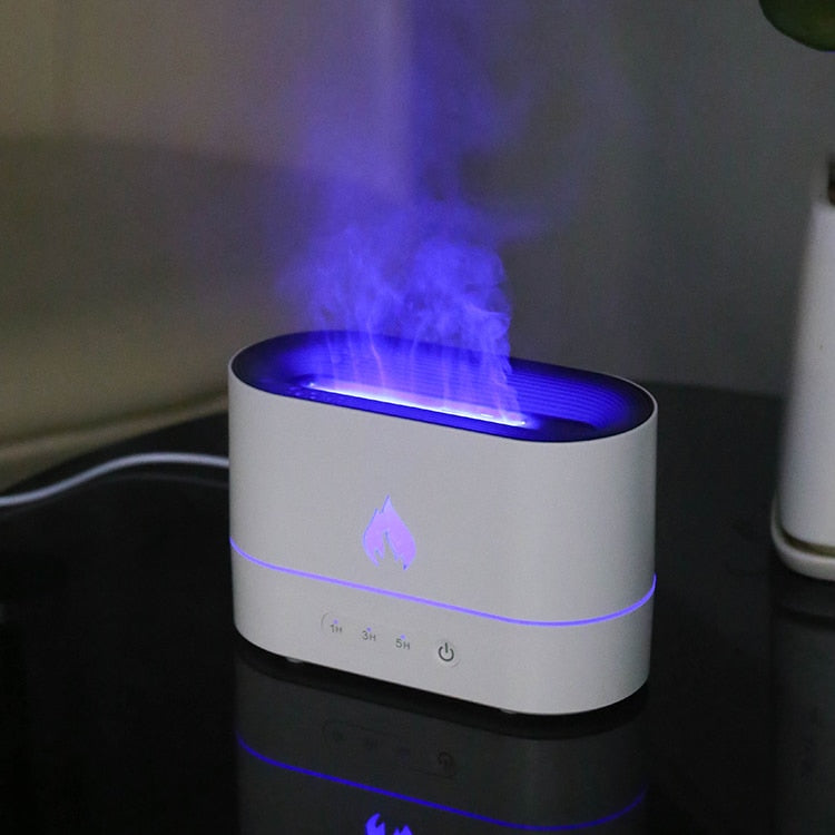 180ML USB Essential Oil Diffuser Simulation Flame