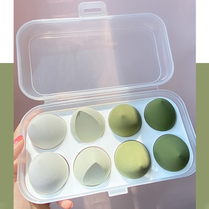 8pcs/box Make-up Blender Cosmetic Sponge Foundation Beauty Tool