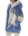 Warm Hooded Fleece Zipper Casual Coats For Winter