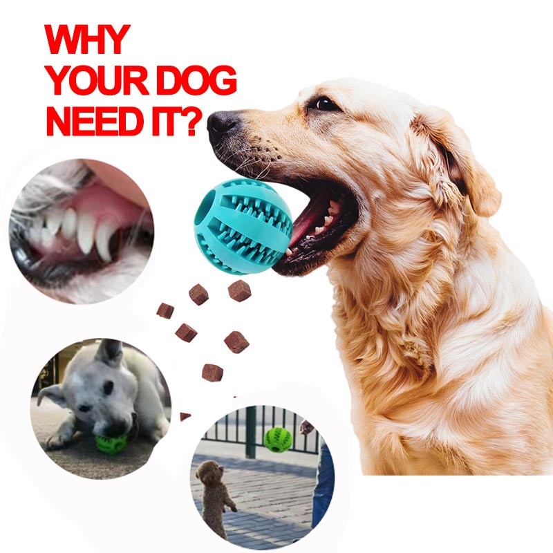 Soft Interactive Elasticity Ball For Dog Tooth Clean