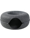 Donut Bed with Zipper Cat House