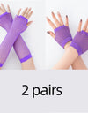 Fishnet Fingerless Long Gloves