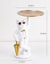 Nordic French Bulldog Sculpture Dog Statue