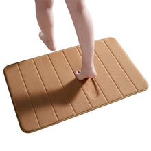 将图片加载到图库查看器，Velvet Solid Color Non-slip Bath Mat
