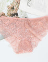 Low-Waist Female Embroidery Underwear